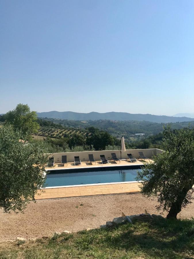 Agriturismo Sant'Angelo Holiday Farm Gualdo Cattaneo Luaran gambar